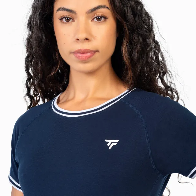 tecnifibre-stretch-tee-marine-femme-t-shirt-donna image 1