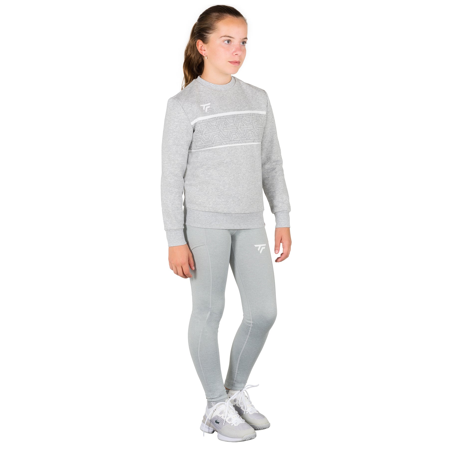tecnifibre-team-sweat-silver-ragazza image 2
