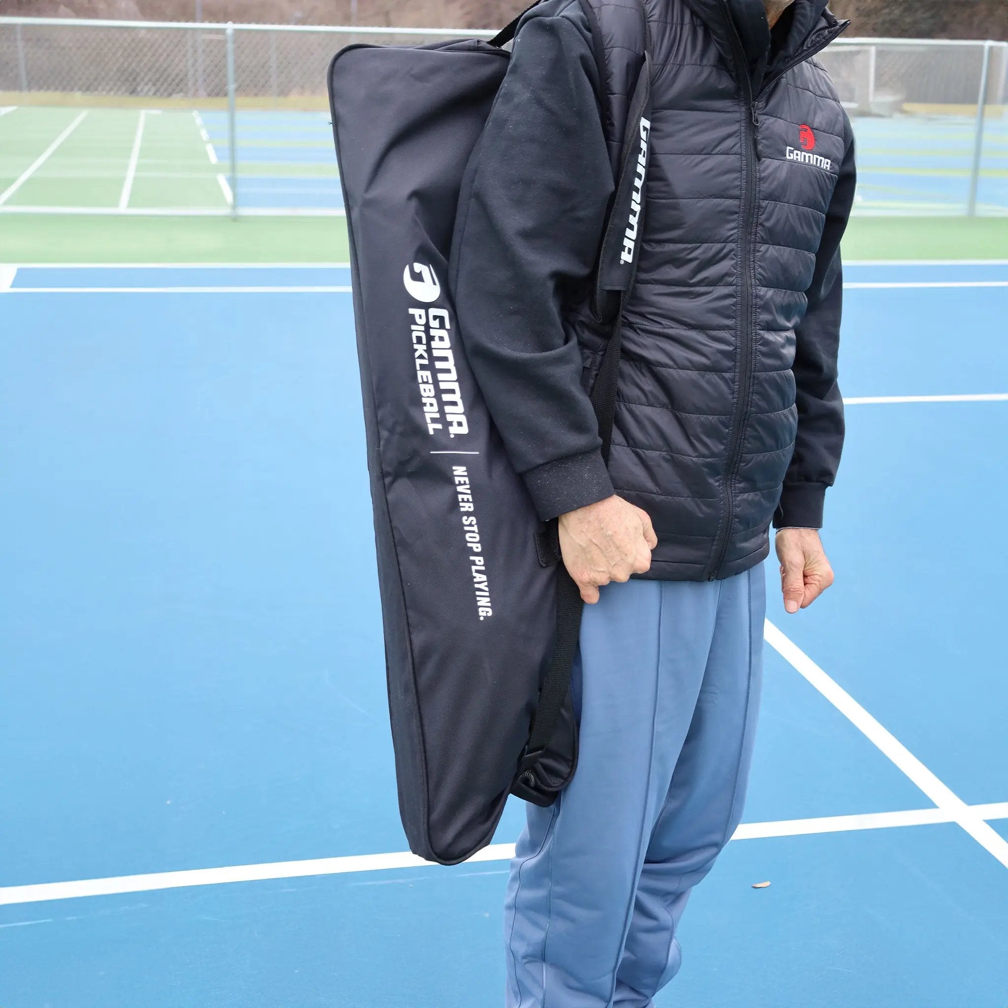gamma-22-portable-pickleball-net-set-rete-22-piedi image 3