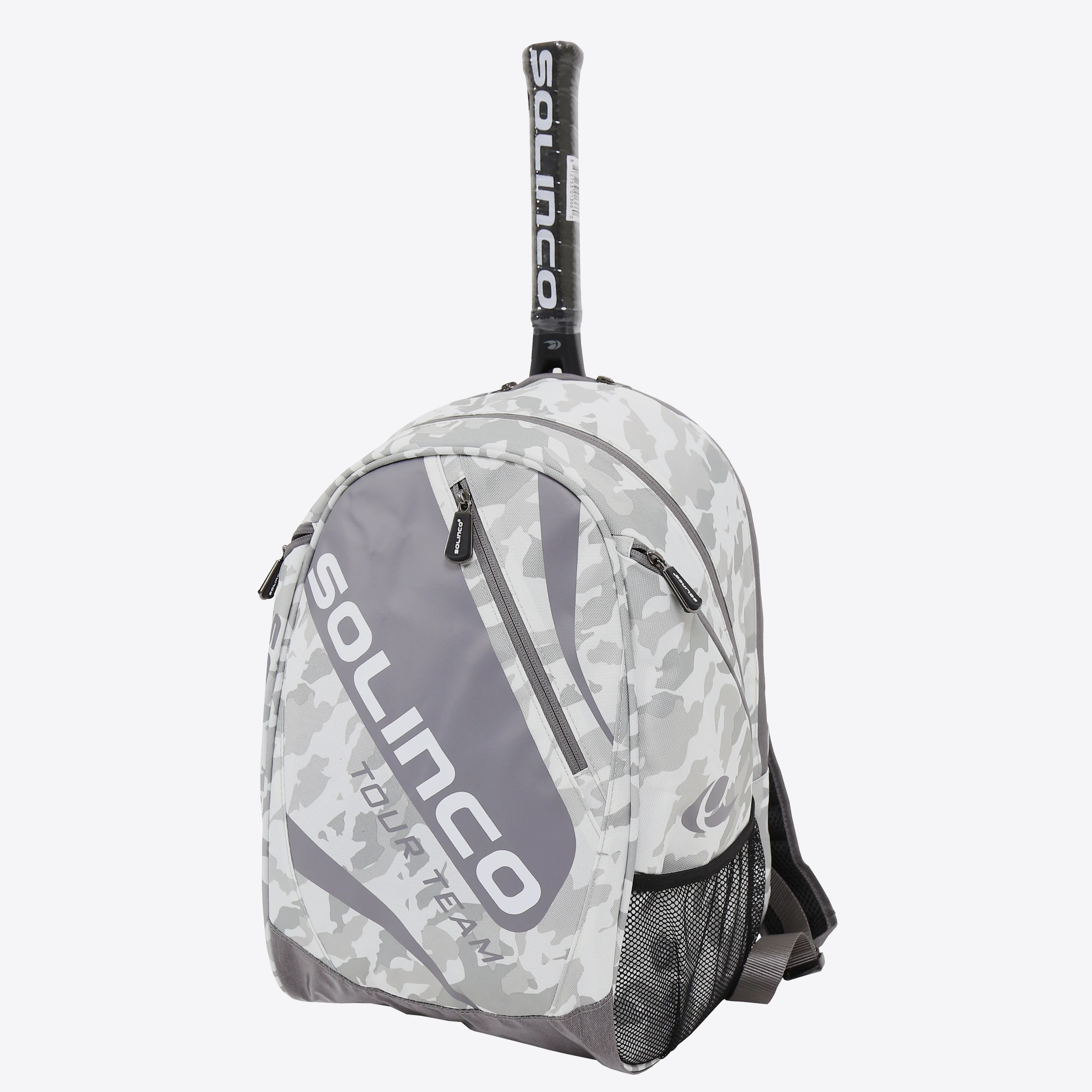 solinco-tour-backpack-arctic-camo-zaino-tennis-2-racchette image 5