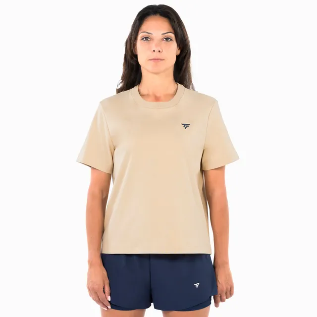 tecnifibre-graphic-tee-donna-sabbia image 1