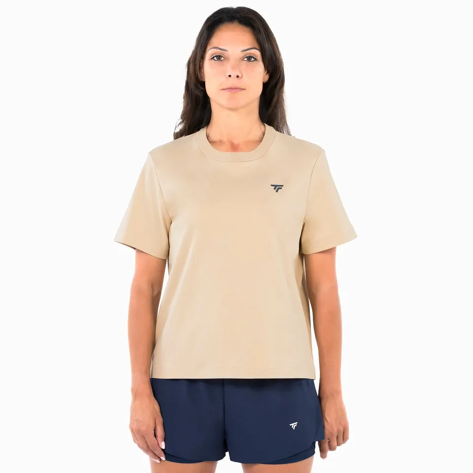 tecnifibre-graphic-tee-donna-sabbia image 1