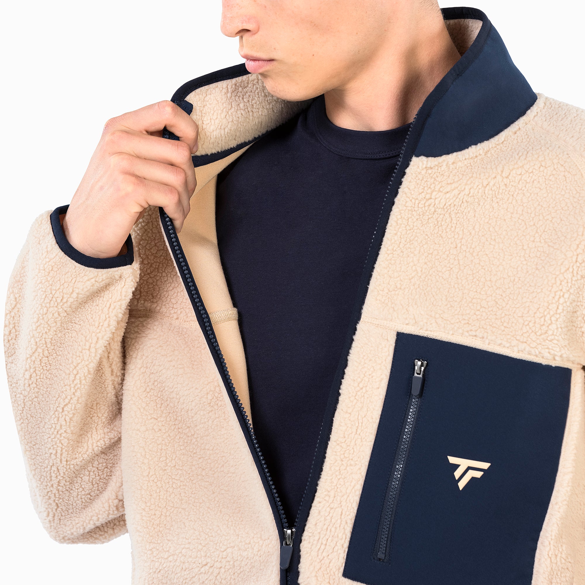 tecnifibre-sherpa-full-zip-jacket-sand-giacca-tennis-full-zip image 6