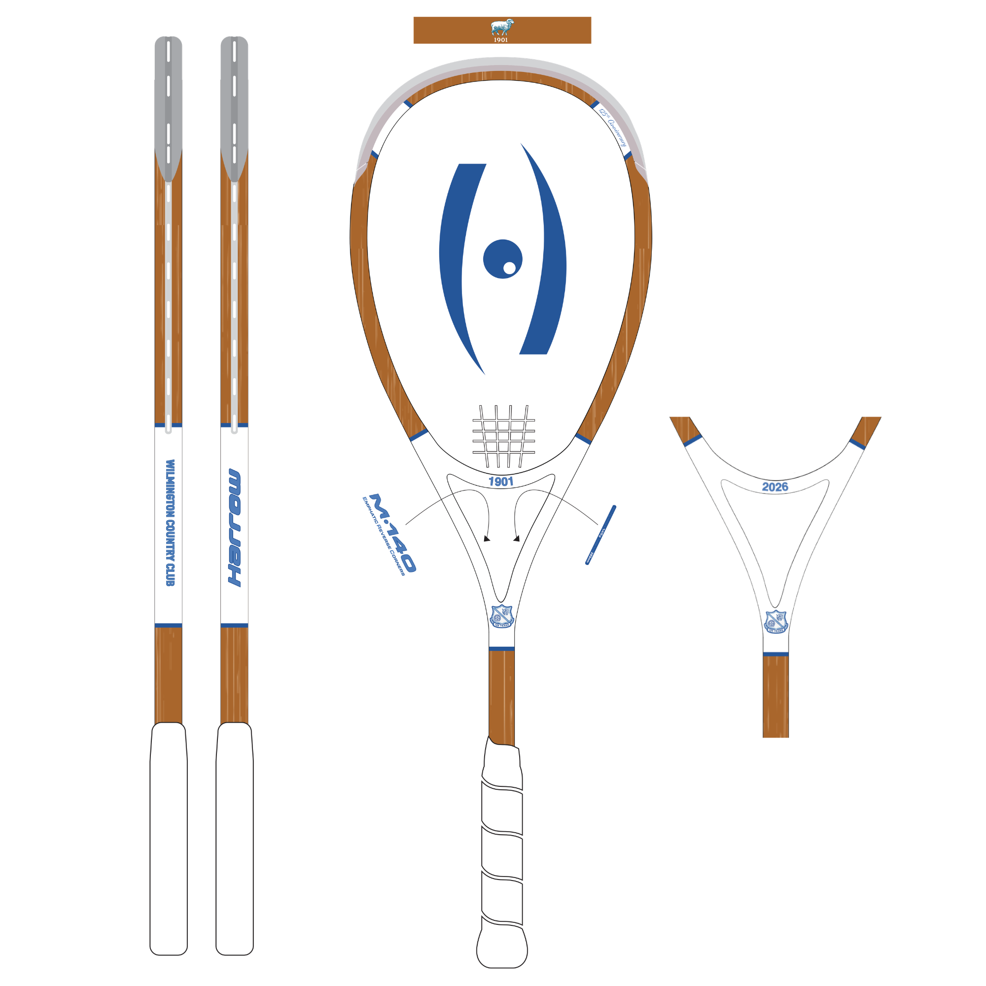 harrow-custom-squash-racquet-racchetta-squash image 3