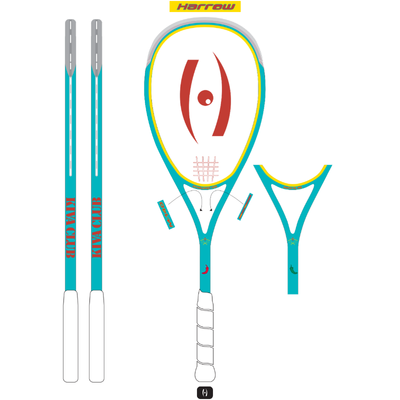 harrow-custom-squash-racquet-racchetta-squash image 1