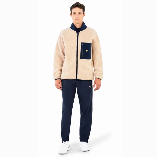tecnifibre-sherpa-full-zip-jacket-sand-giacca-tennis-full-zip image 1