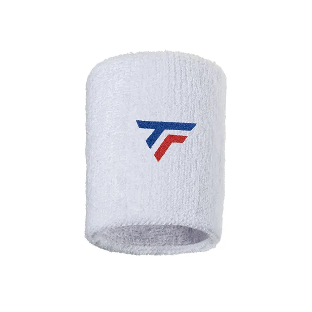 tecnifibre-wristband-white-polsino-spugna-tennis-bianco image 1