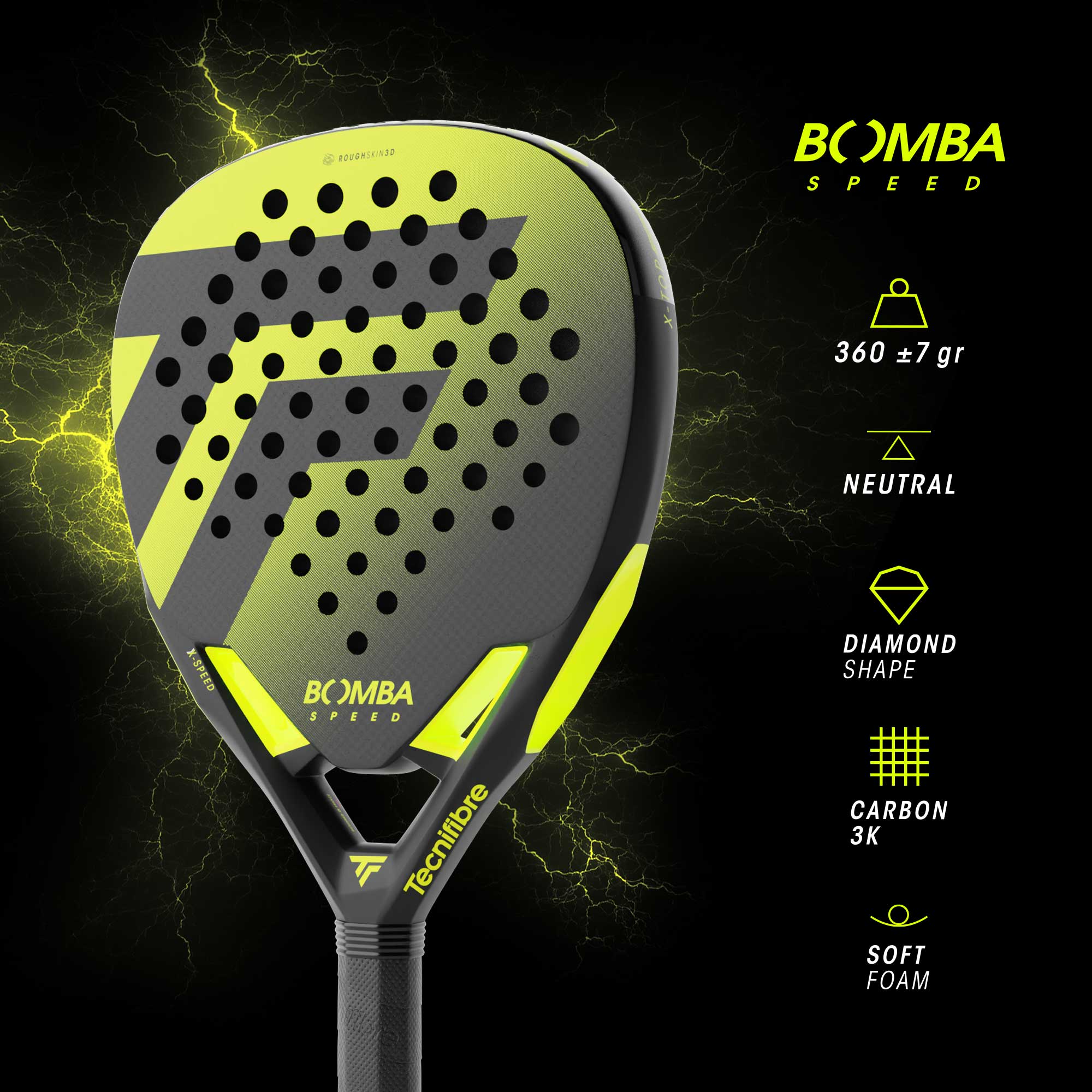 tecnifibre-bomba-speed-racchetta-padel-diamante image 2