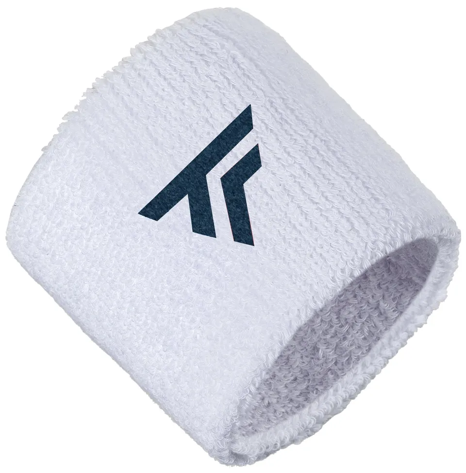 tecnifibre-wristbands-white-x2-polsini-tennis-spugna image 1