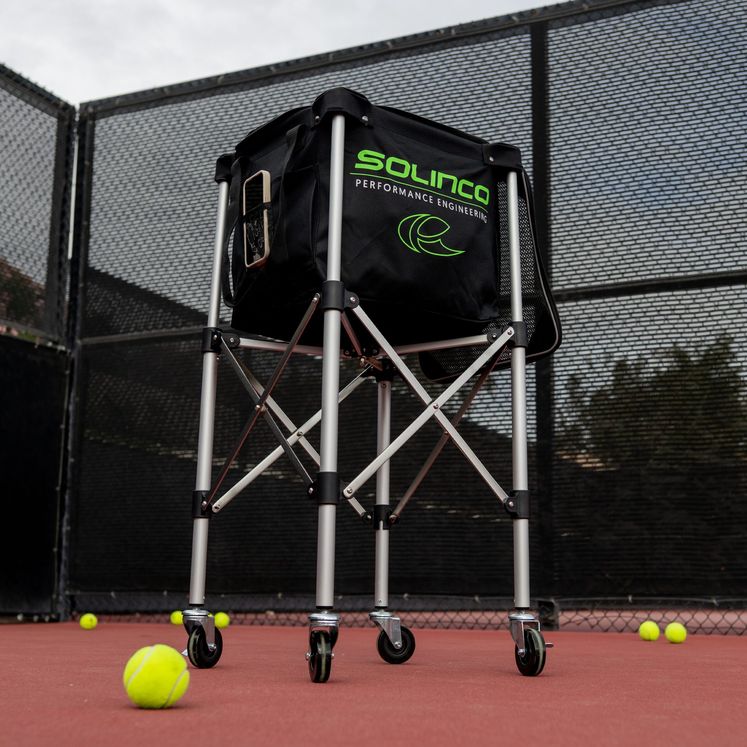 solinco-180-ball-cart-carrello-portapalle-tennis-pieghevole-180-palline image 3