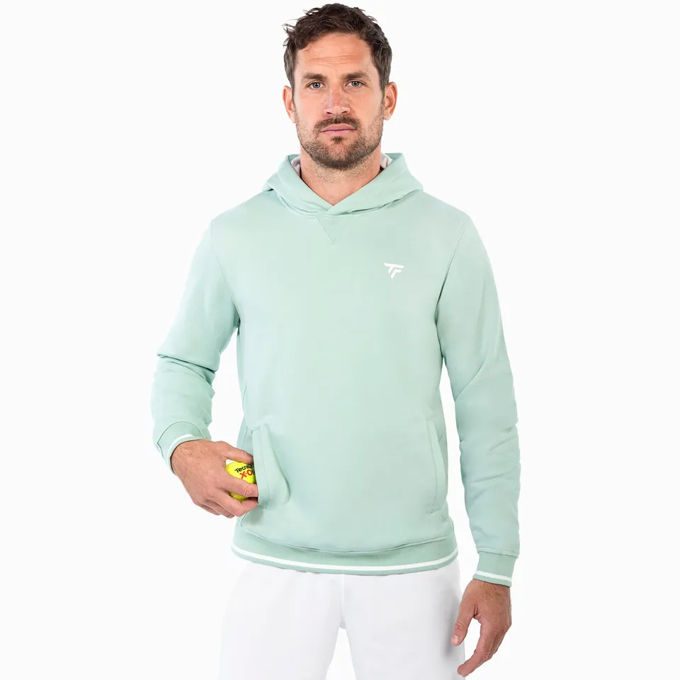 tecnifibre-terry-hoodie-sage-homme-felpa-cappuccio-tennis-uomo image 1