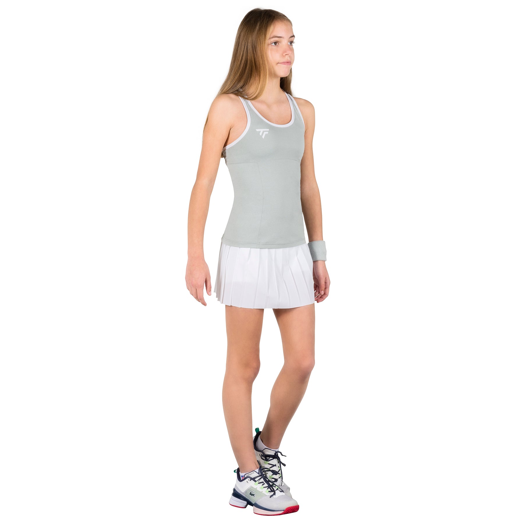 tecnifibre-team-tank-top-silver-ragazza-canotta-tennis image 1