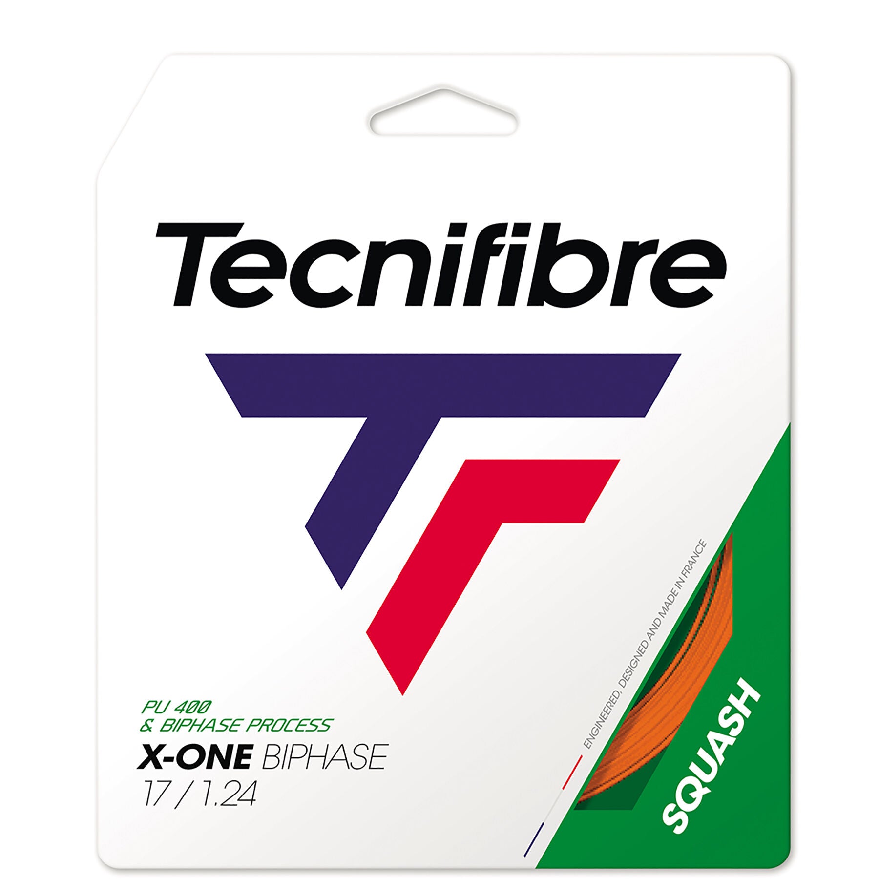 tecnifibre-x-one-biphase-squash-orange-corda-squash image 2