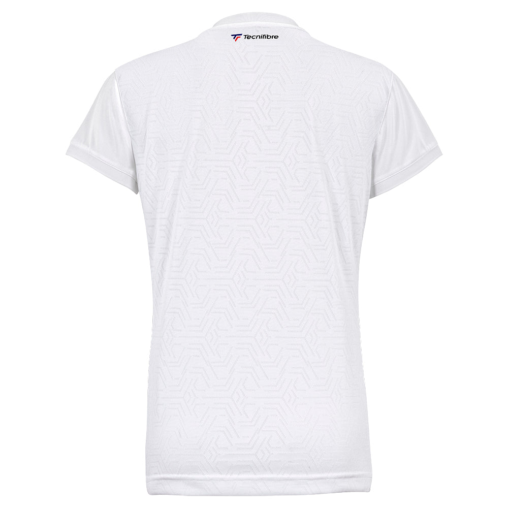 tecnifibre-team-mesh-polo-white-femme-polo-tennis-donna image 3
