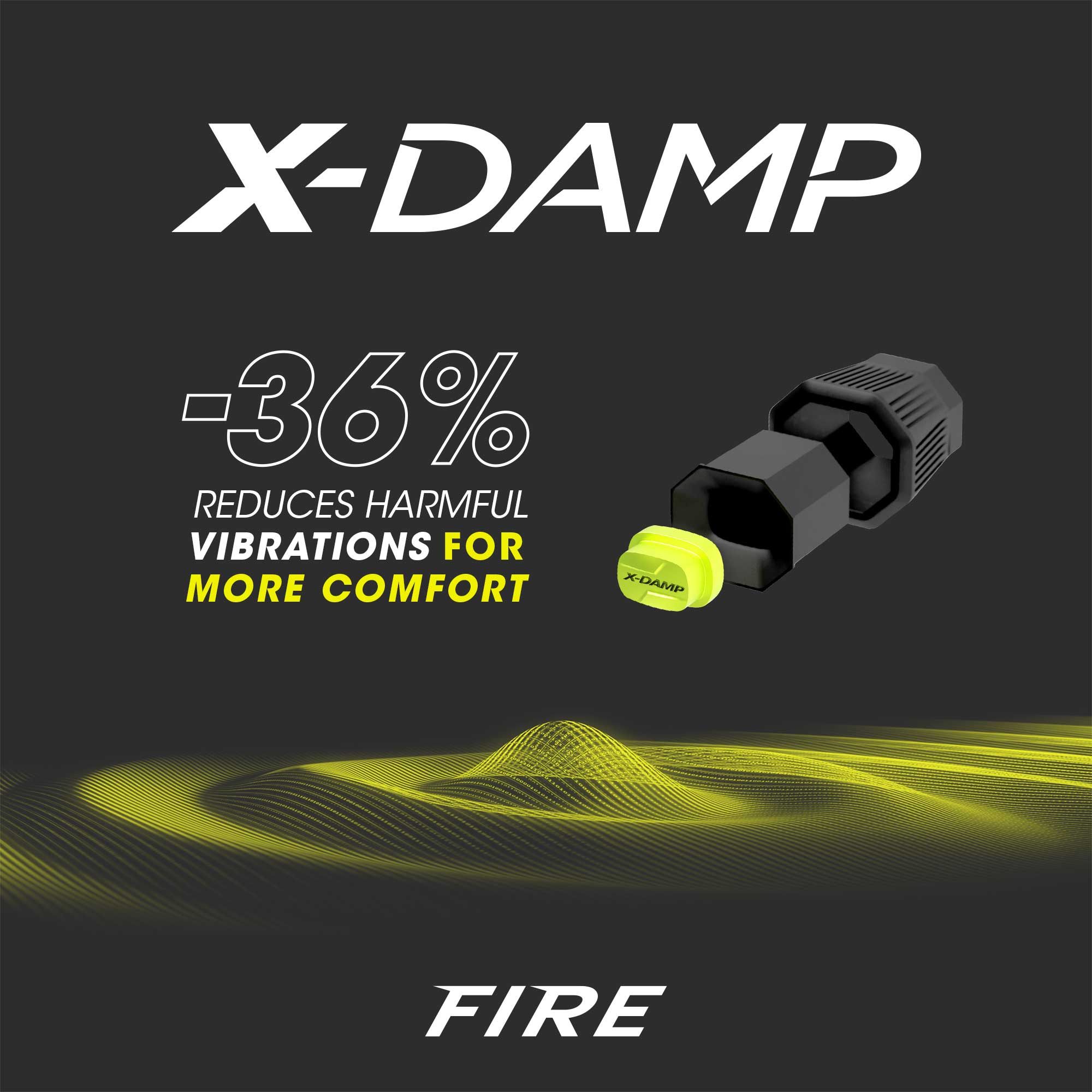 tecnifibre-fire-300-racchetta-da-tennis-x-damp image 2