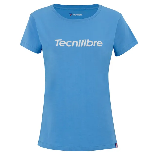 tecnifibre-team-cotton-tee-azzurra-bambina image 1