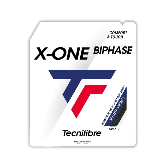 tecnifibre-x-one-biphase-black-cordaggio-tennis-potente image 1