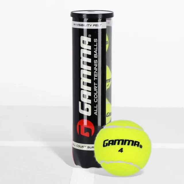 gamma-pressurized-tennis-balls-practice-4-ball-confezione-da-4 image 1