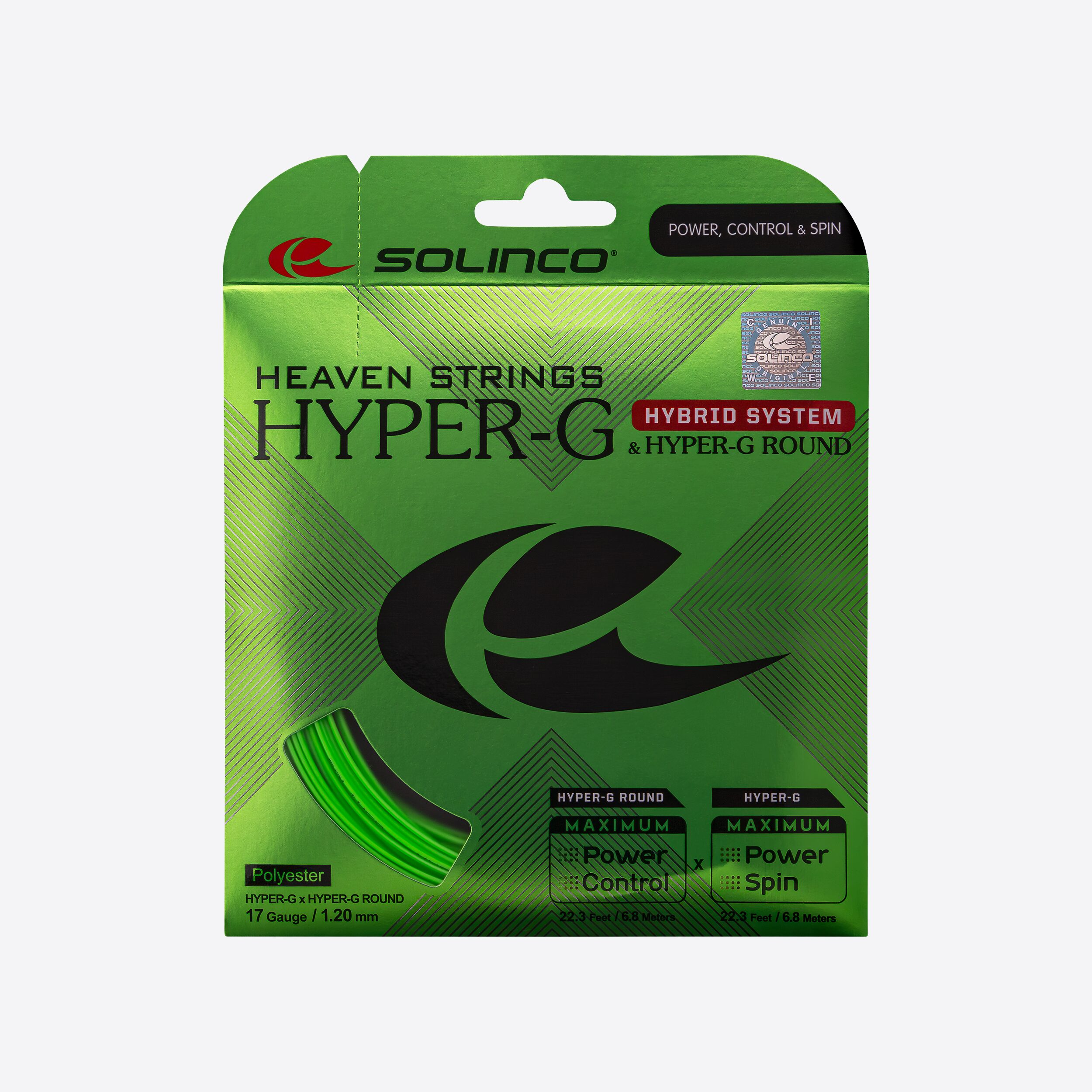 solinco-hyper-g-hybrid-system-set-corde-tennis-ibrido image 1