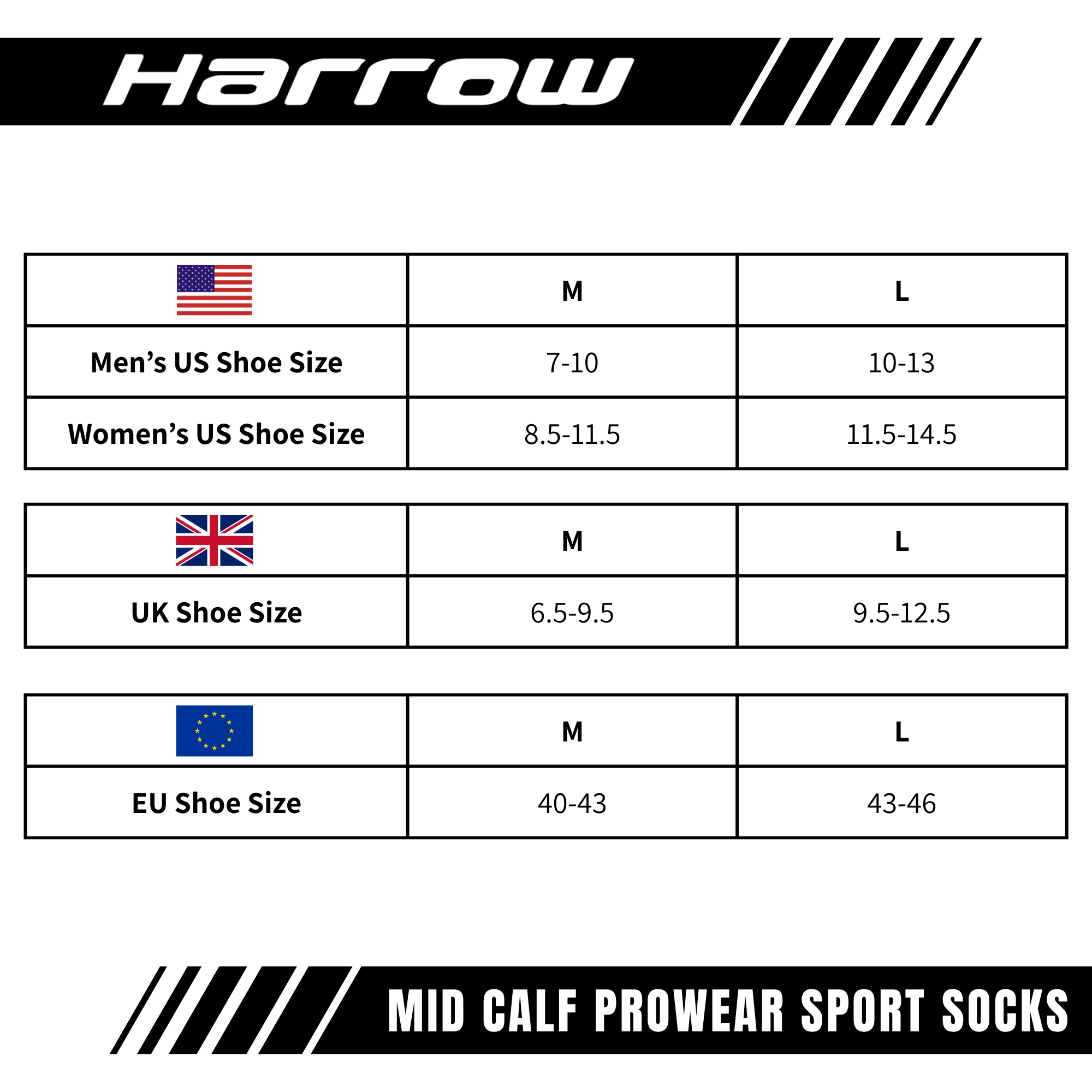 harrow-prowear-calze-sport-mid-calf-unisex-dri-lex image 7