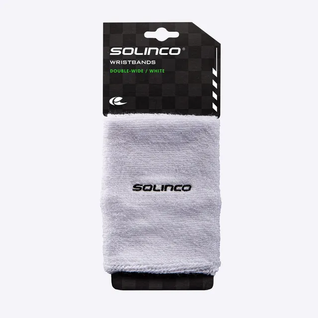 solinco-double-wide-polsini-tennis-nero-bianco image 1
