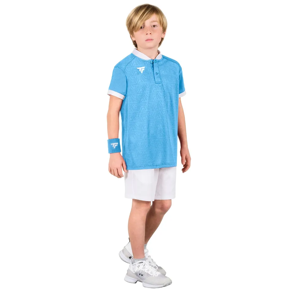 tecnifibre-team-mesh-polo-azur-garcon-polo-tennis-bambino image 1