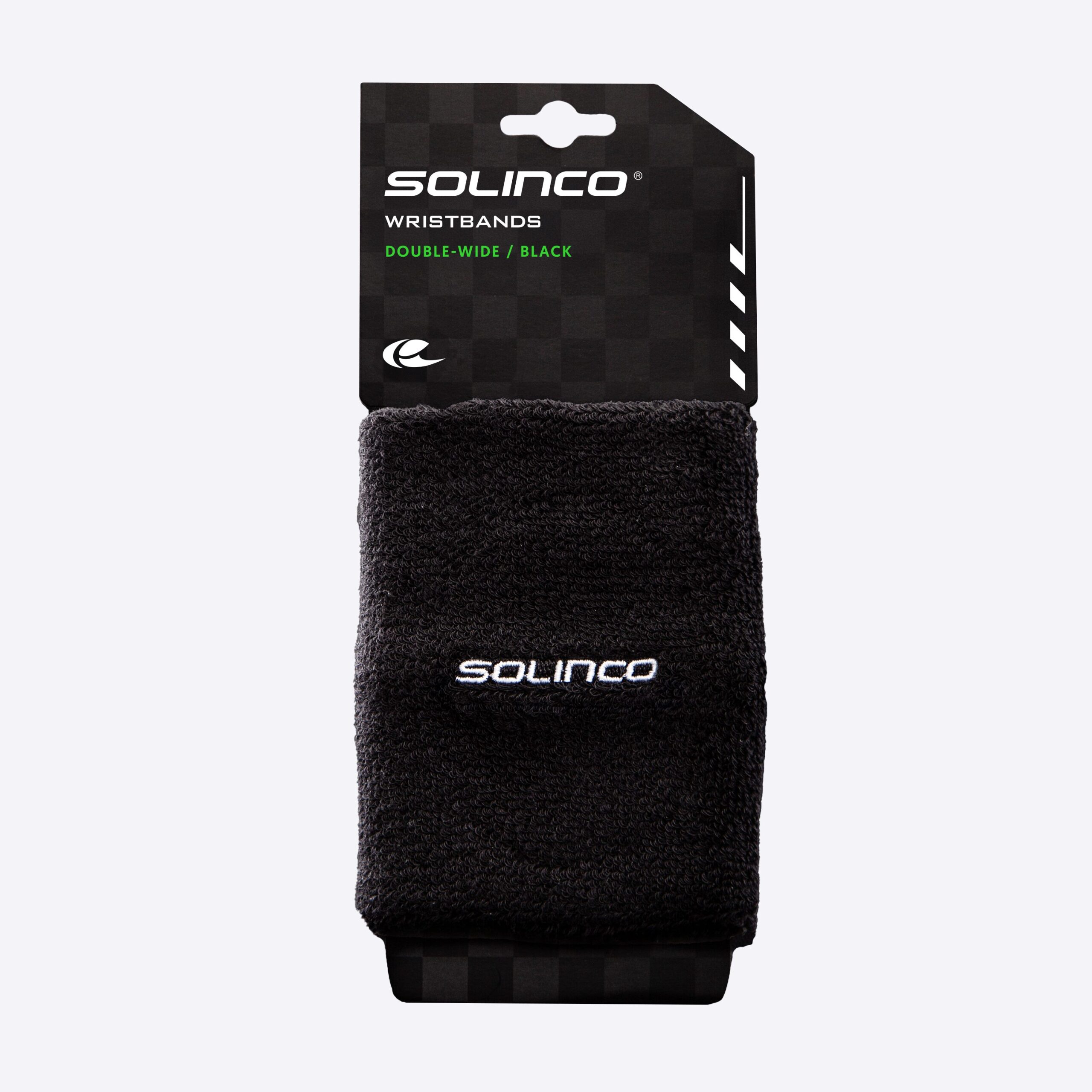 solinco-single-wide-polsino-tennis-nero-bianco image 2