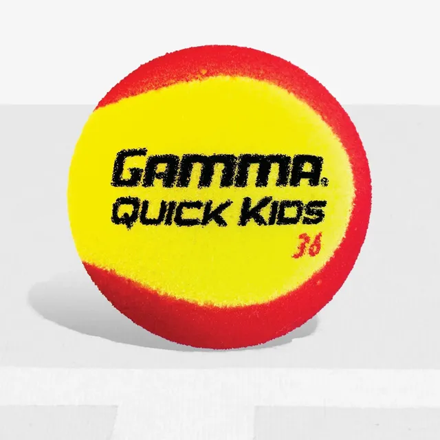 gamma-quick-kids-36-palline-tennis-in-schiuma-3-pezzi image 1
