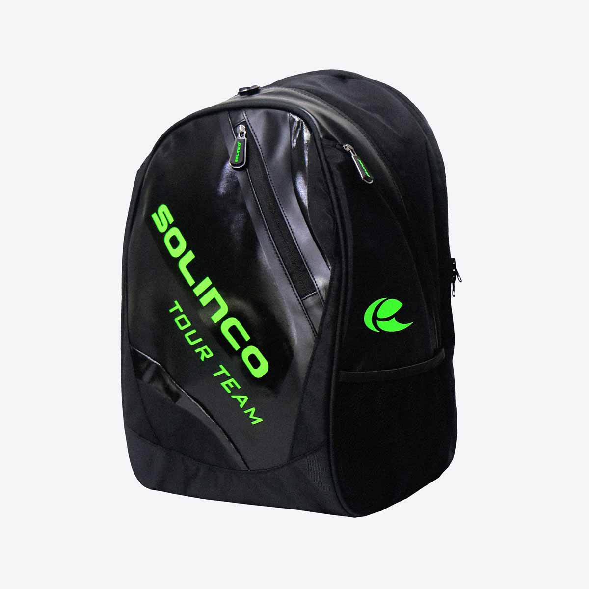 solinco-tour-backpack-zaino-tennis-nero-verde-2-racchette image 1