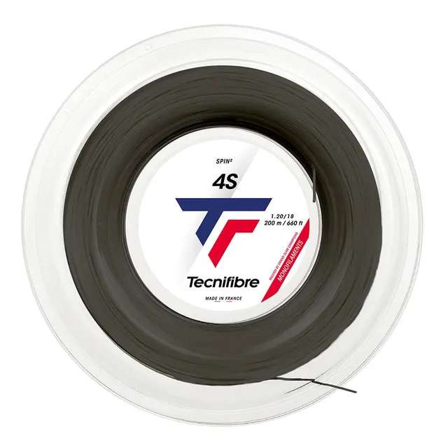 tecnifibre-4s-noir-bobina-corde-tennis-monofilo image 1