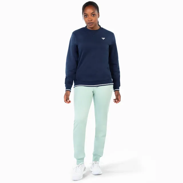tecnifibre-team-terry-pants-sage-donna-pantaloni-tuta-felpati image 1