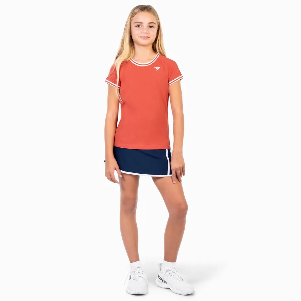 tecnifibre-stretch-tee-terracotta-t-shirt-tennis-ragazza image 1