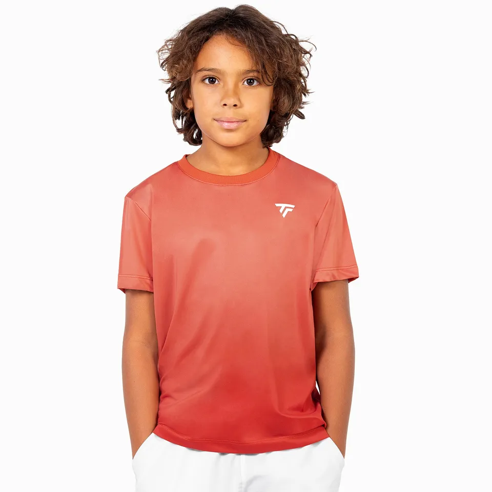 tecnifibre-x-loop-tee-t-shirt-ragazzo-terracotta image 1