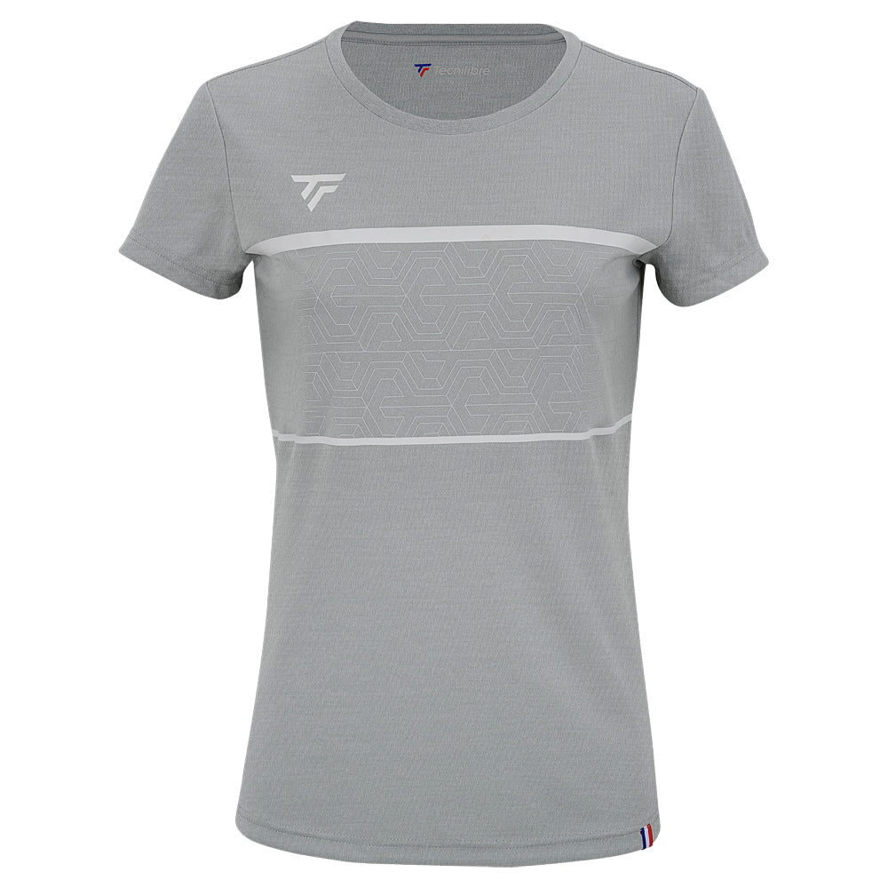 tecnifibre-team-tech-tee-silver-maglietta-tennis-fille image 2
