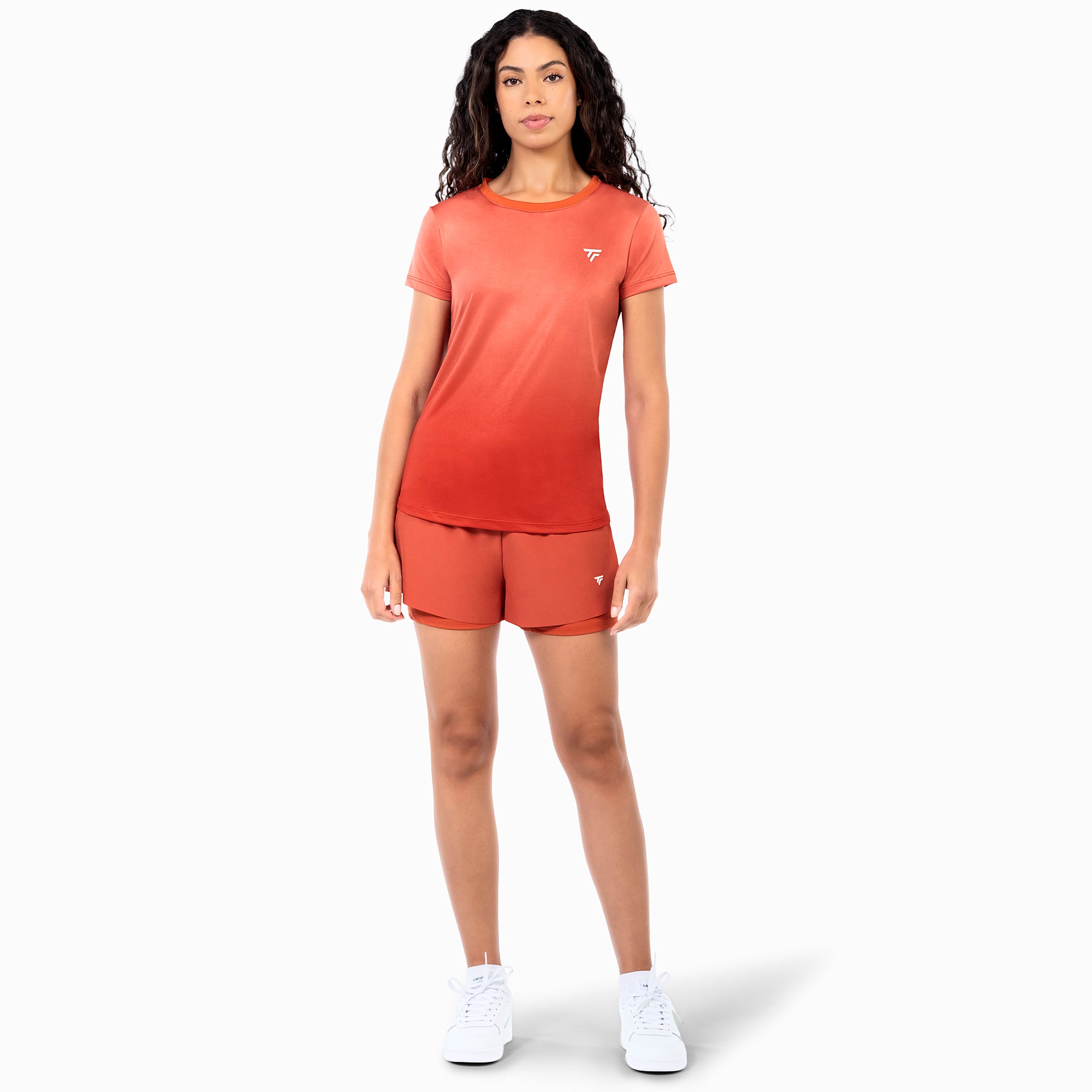 tecnifibre-stretch-short-terracotta-donna-con-shorty image 2