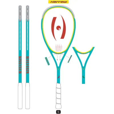 harrow-custom-squash-racquet-racchetta-squash image 1