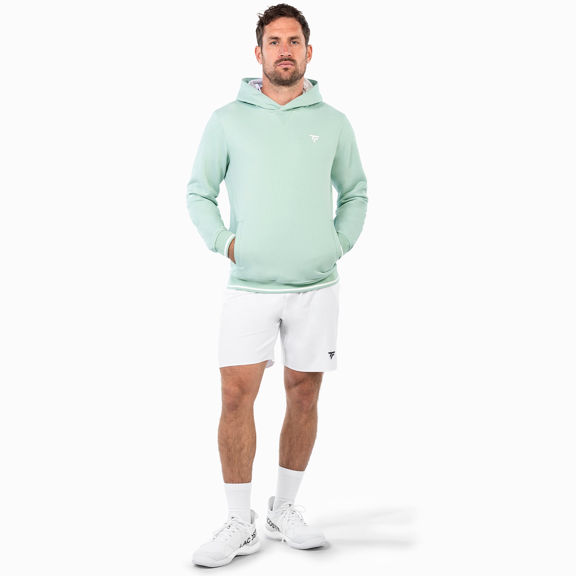 tecnifibre-terry-hoodie-sage-homme-felpa-cappuccio-tennis-uomo image 2