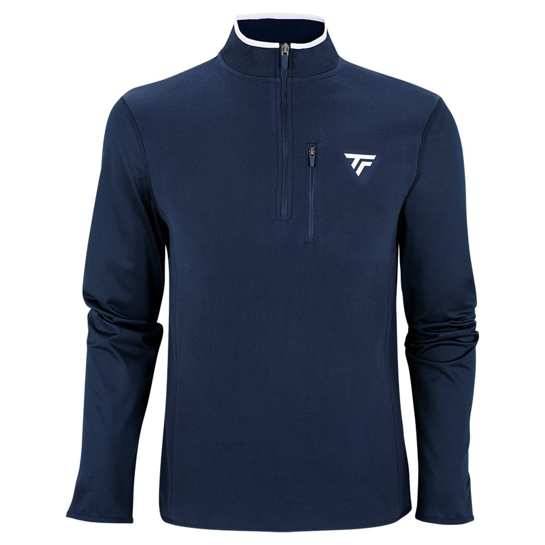 tecnifibre-polar-quarter-zip-uomo-felpa-tennis-collo-alto image 2