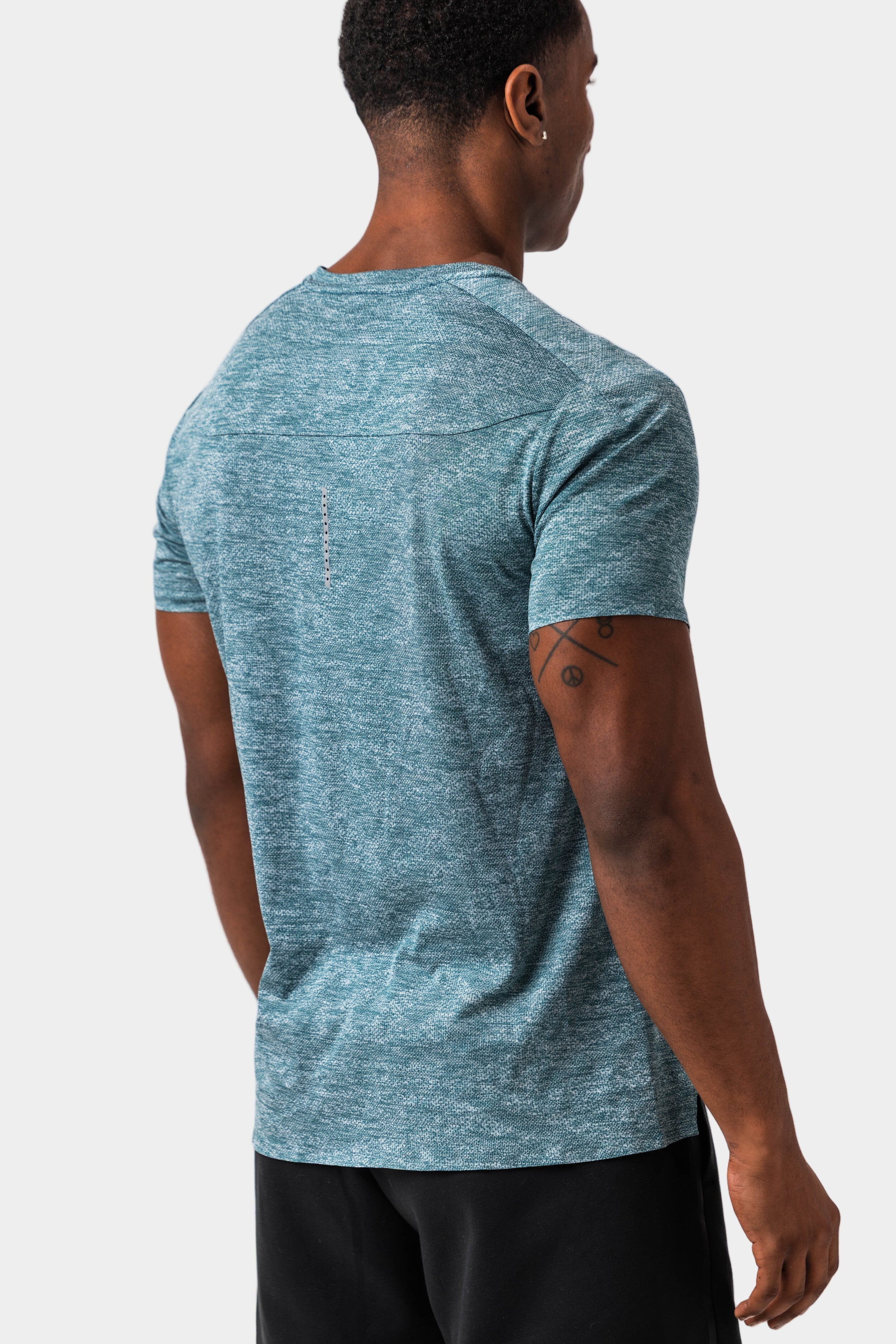 drop-shot-buma-t-shirt-padel-uomo-verde-grigio image 5