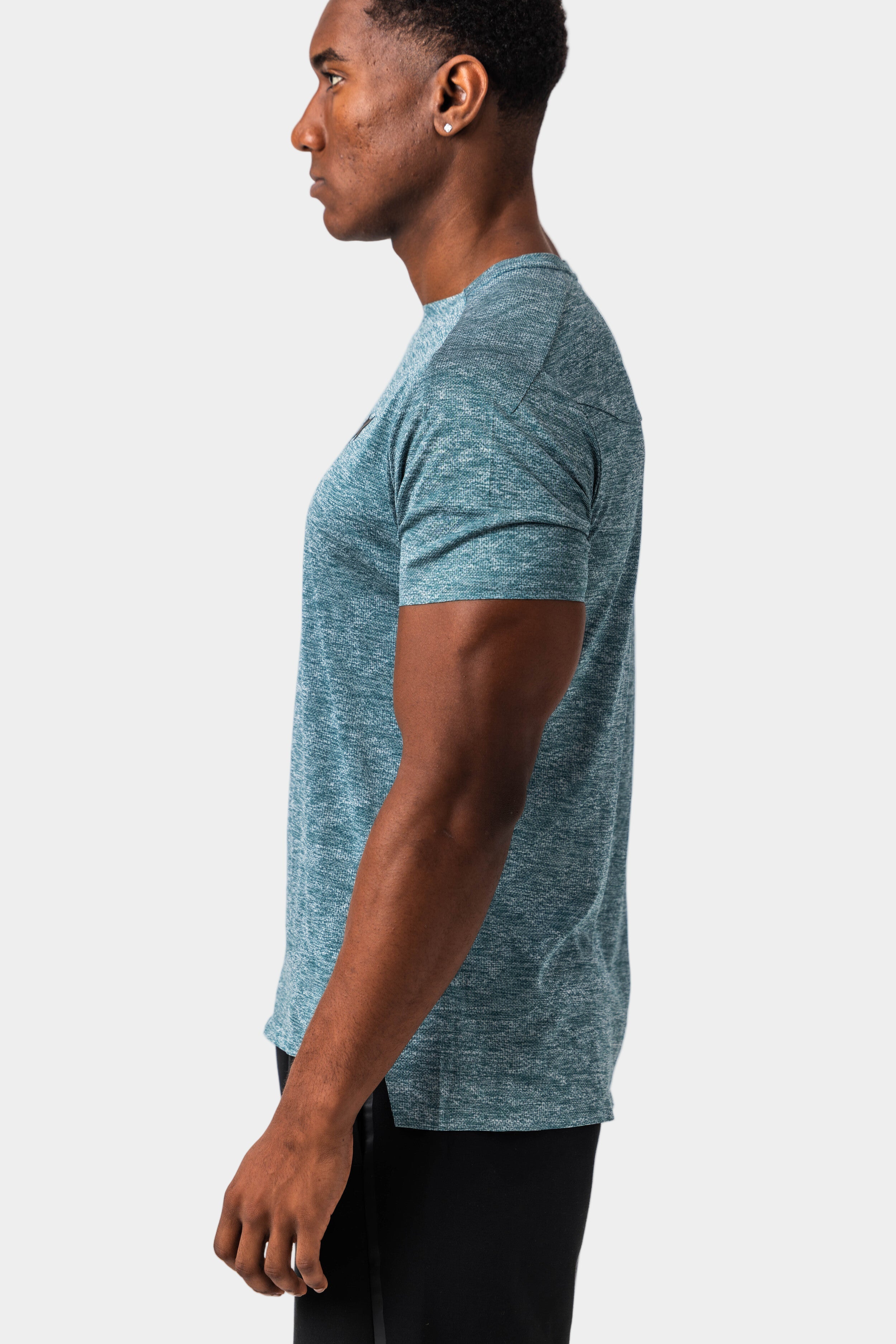 drop-shot-buma-t-shirt-padel-uomo-verde-grigio image 4