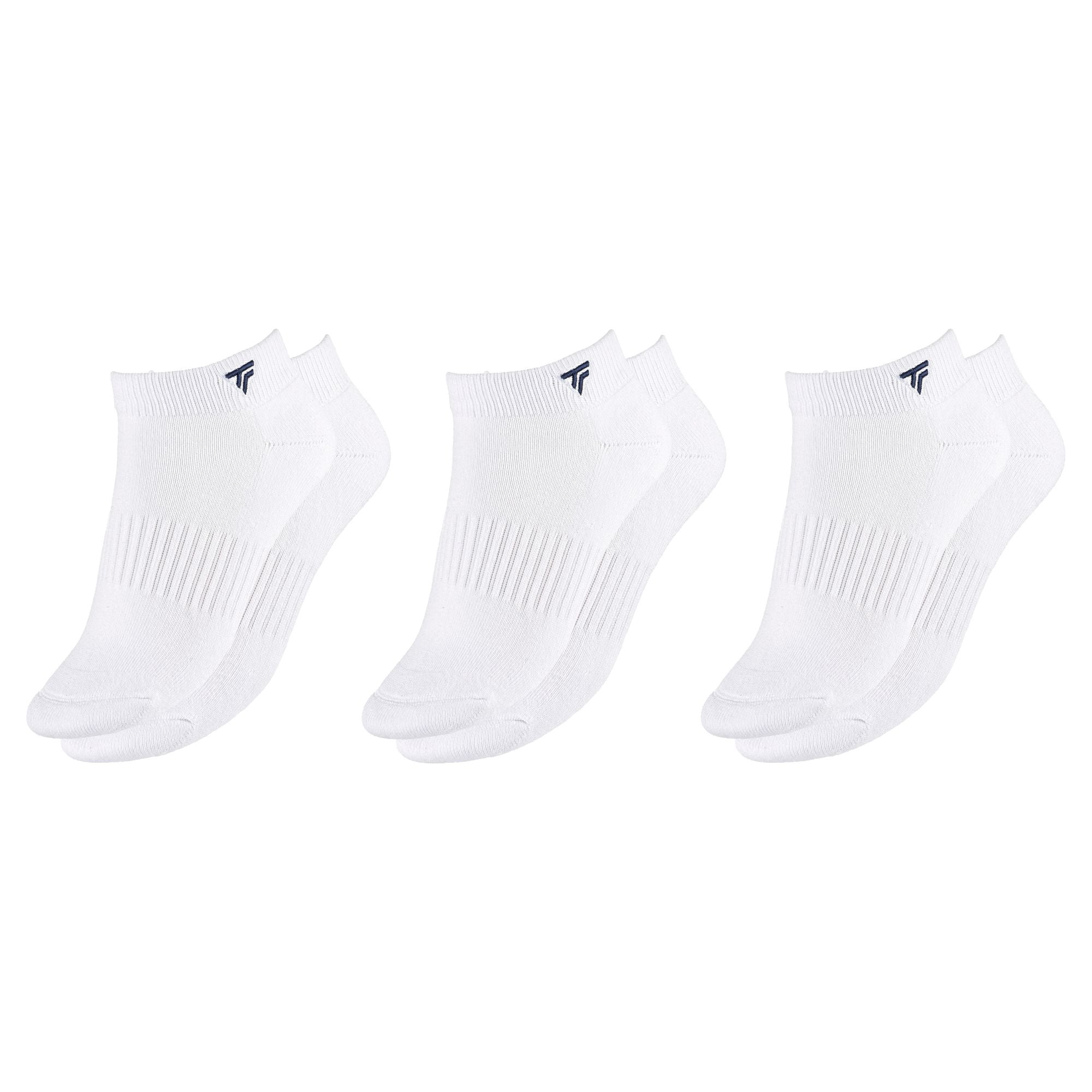 tecnifibre-low-cut-socks-white-x3-calzini-tennis image 1