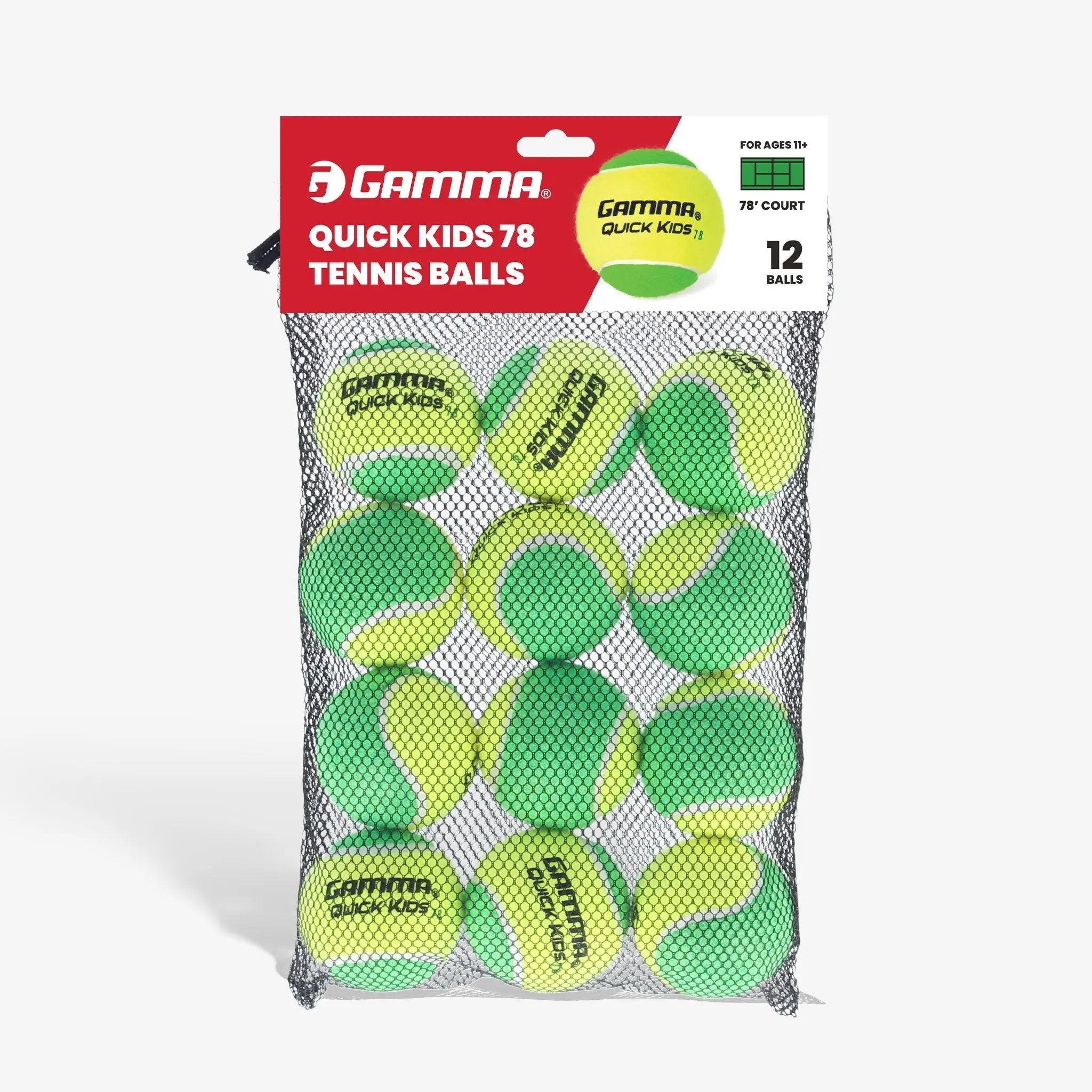 gamma-quick-kids-78-pallina-tennis-junior-pack image 3
