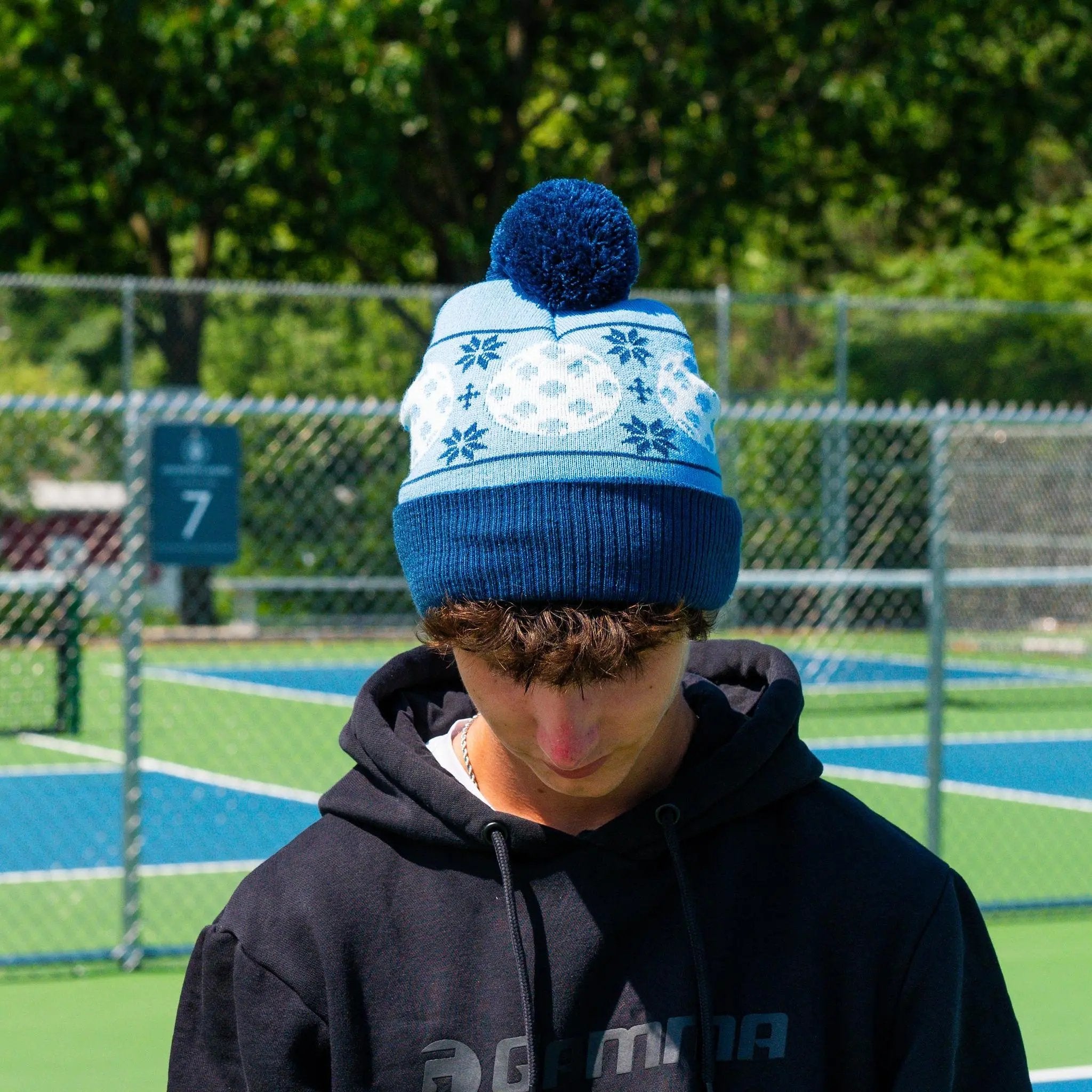 gamma-holiday-pickleball-beanie image 2
