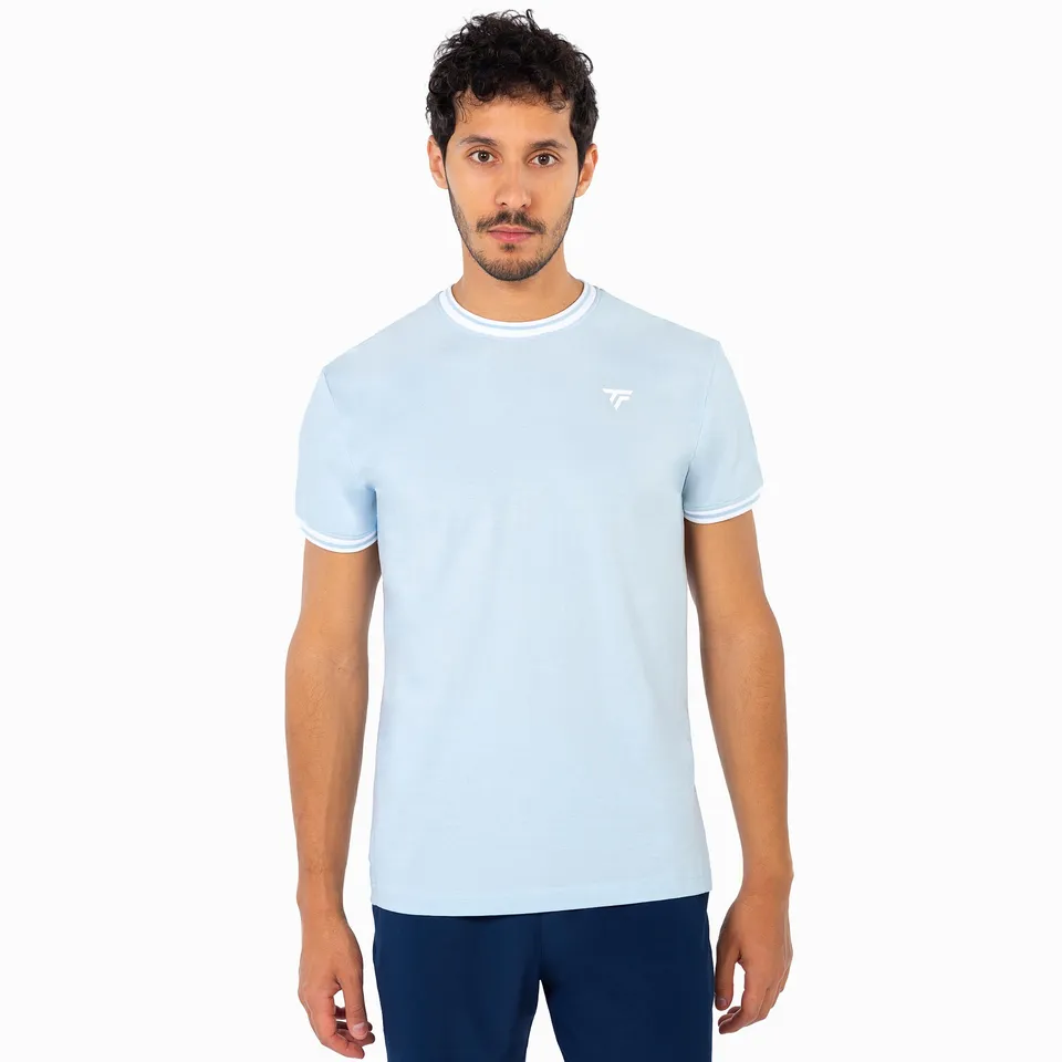 tecnifibre-stretch-tee-glacier-uomo-t-shirt-cotone-bio image 1