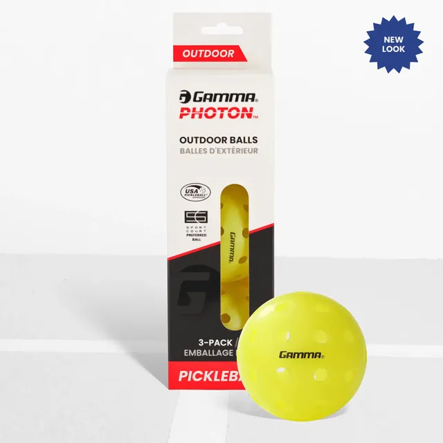 gamma-photon-outdoor-pickleball-3-pack-palline-pickleball-outdoor-gialle image 1