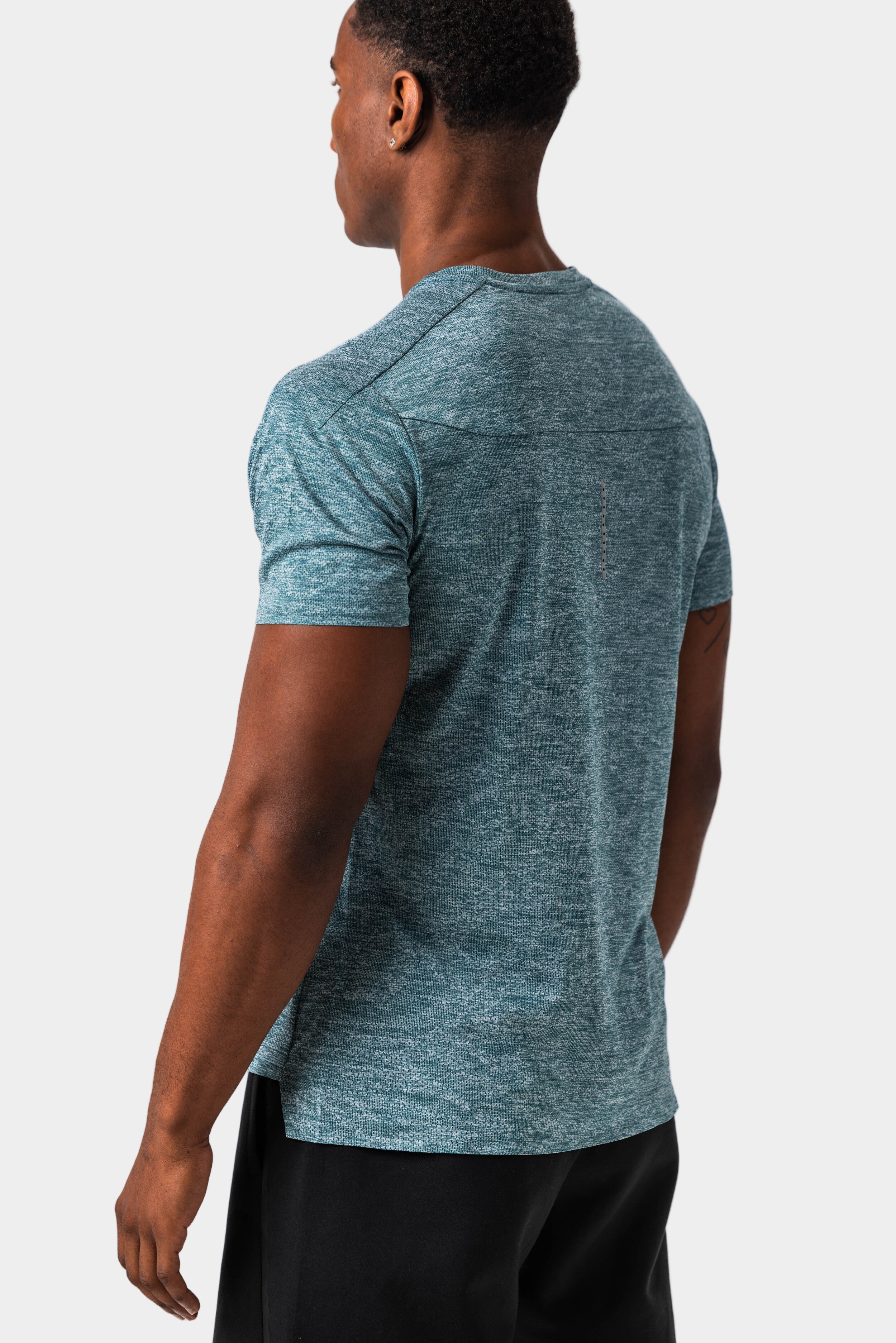 drop-shot-buma-t-shirt-padel-uomo-verde-grigio image 7