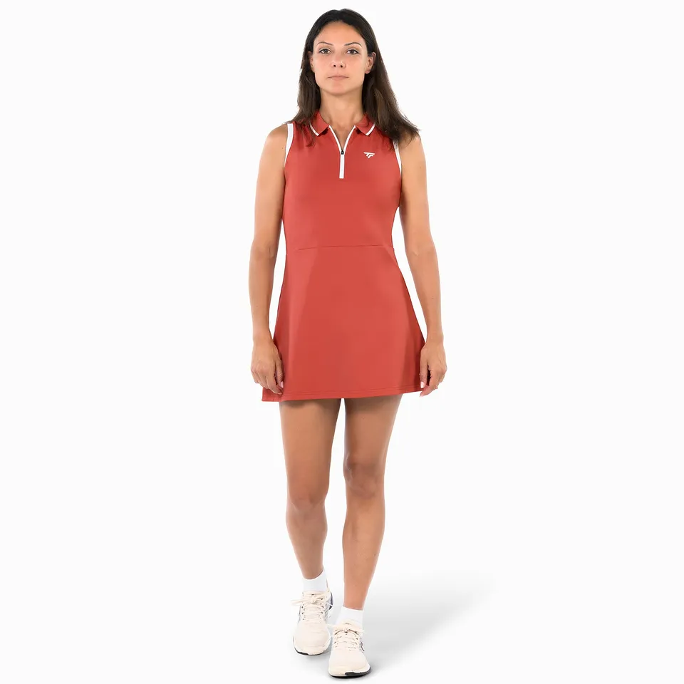 tecnifibre-tech-dress-terracotta-donna-abito-tennis image 1
