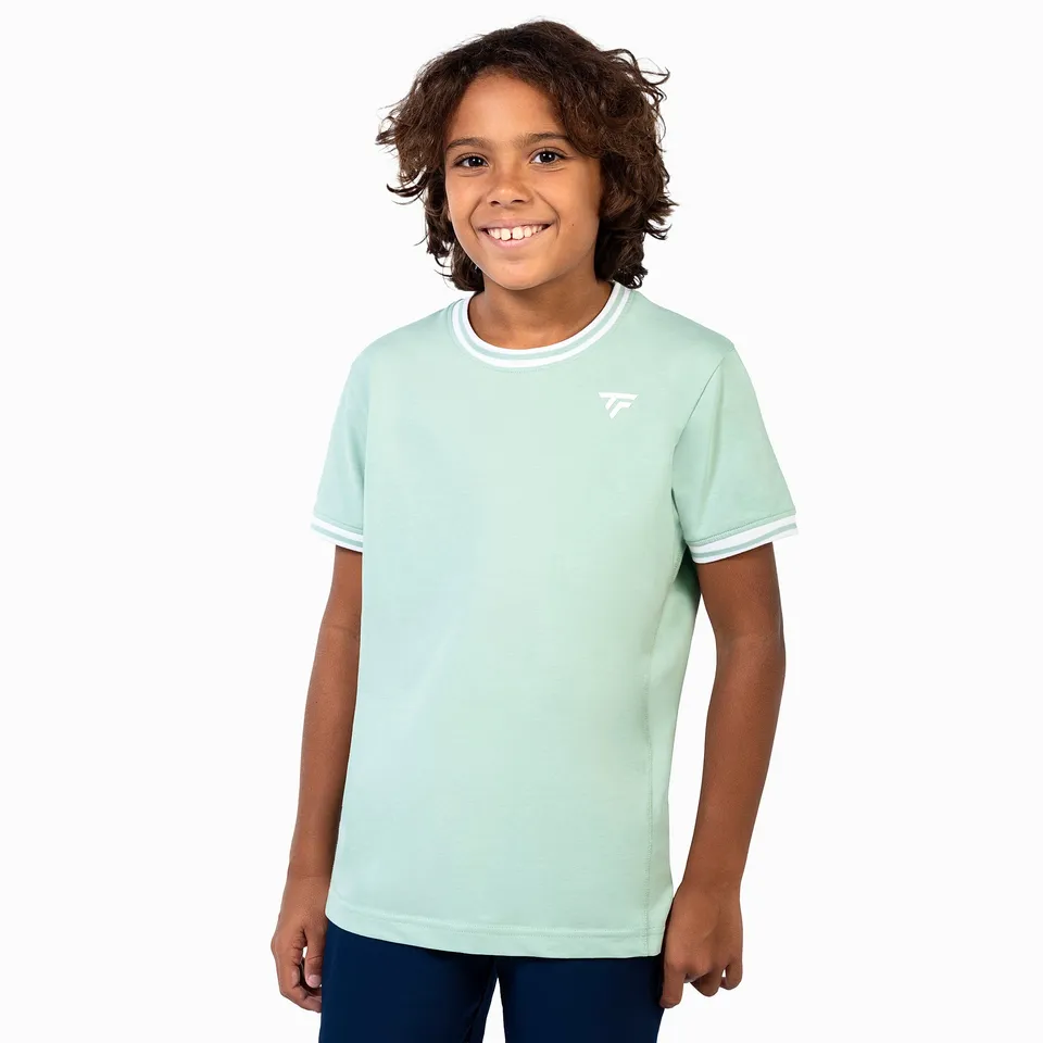 tecnifibre-stretch-tee-sage-ragazzo-t-shirt-cotone-bio image 1