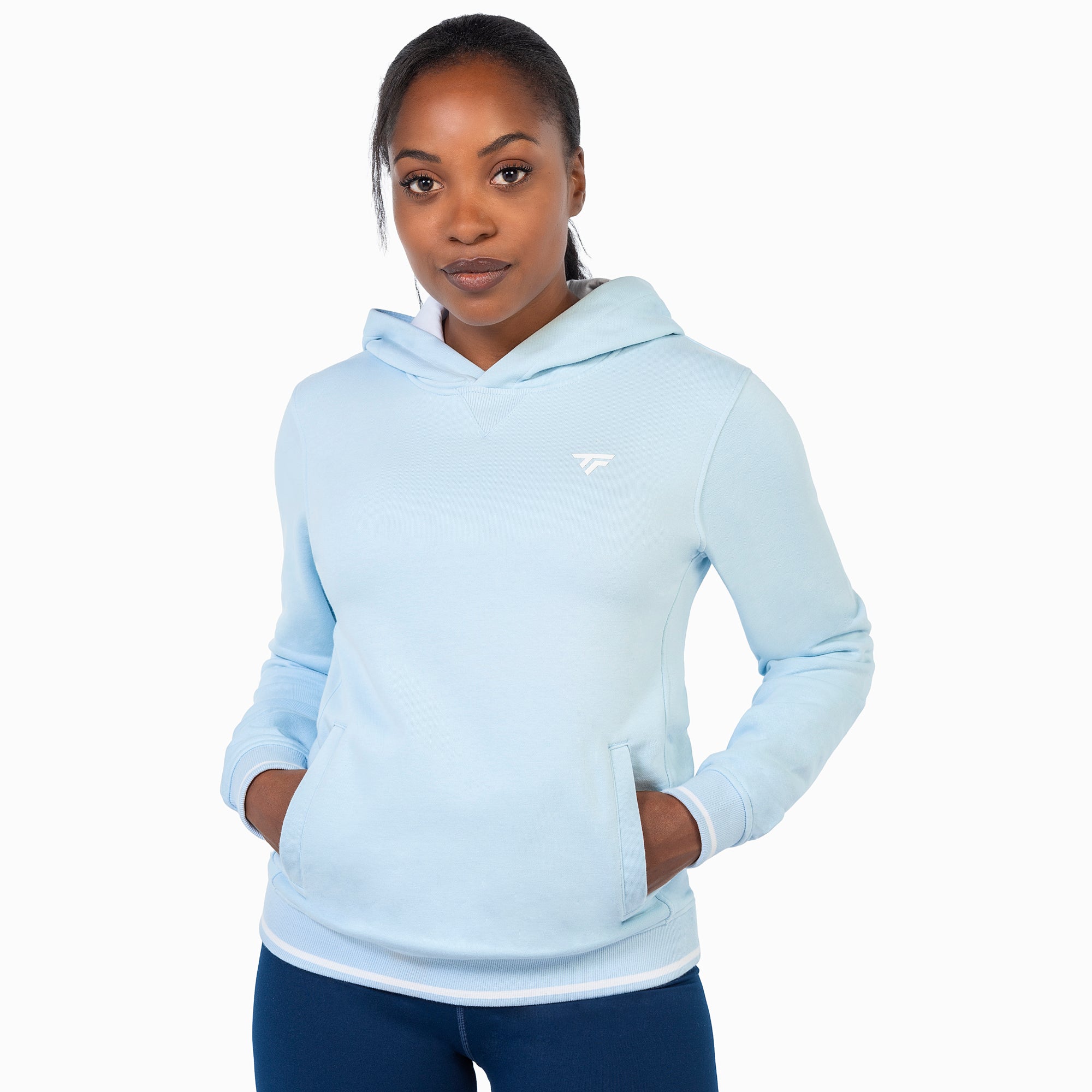 tecnifibre-terry-hoodie-glacier-donna-felpa-tennis-calda-con-tasche image 3