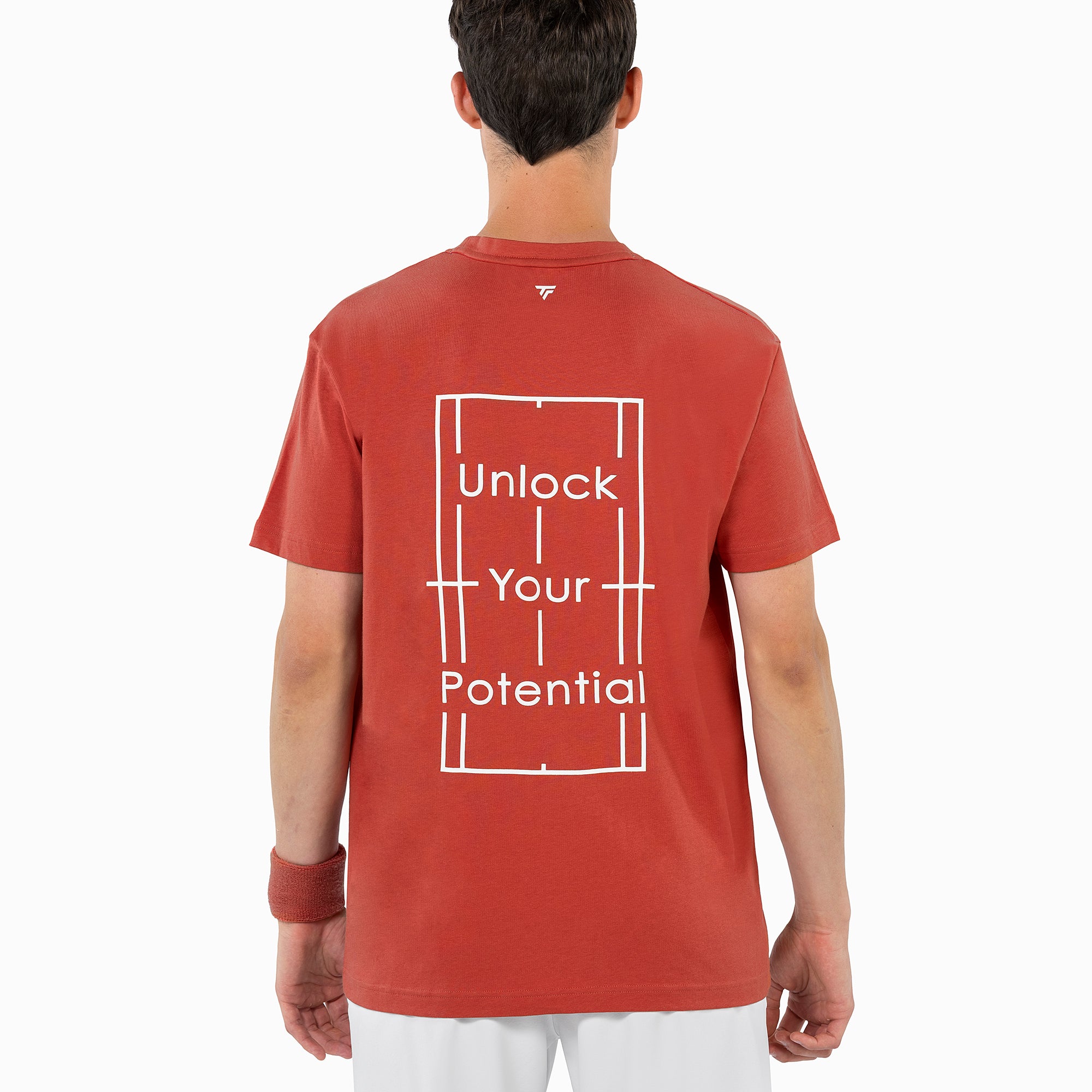 tecnifibre-graphic-tee-terracotta-uomo-t-shirt-tennis image 2